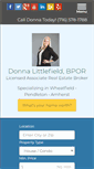 Mobile Screenshot of donnalittlefield.com